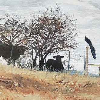 Linda Boehlke: Landscape, Figure, & Animal Paintings in oil, watercolor, pastel, and ink:  Redemption Cove N152 Camp Awana Rd. Random Lake, WI