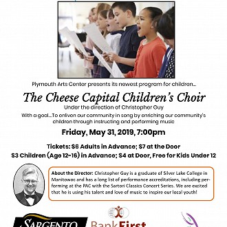 Poster for the Cheese Capital Children’s Choir