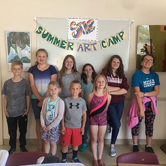 Mrs. Star’s Summer Art Camp Students
