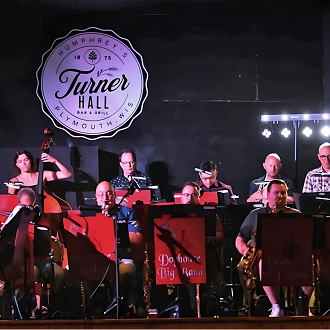 Paul Sucherman and the Doghouse Band with Erin Krebs: WAMI Award nominated Paul Sucherman’s DOGHOUSE BIG BAND has performed all over Wisconsin and the Chicago area playing concerts, dances, weddings and clinics for well over a decade. Featuring 12 time WAMI award winning vocalist ERIN KREBS, they are a versatile ensemble that performs as a 10 piece to 21 piece orchestra.