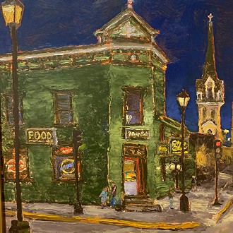 Artist Dan Rizzi’s Painting of City Club 2022