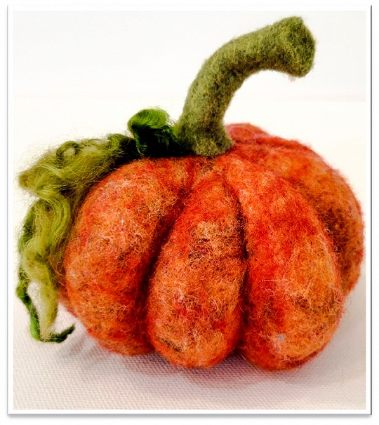 Adult Felting Workshop: Pumpkins