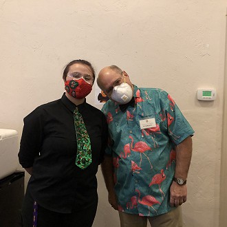 Reception Bartenders, Mich Kraemer and Wayne Marshall