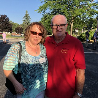 Visual Arts Team Member: Deb Heberlein and her husband Greg Heberlein