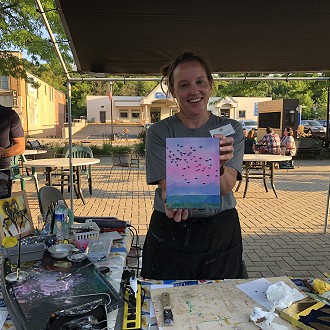 Artist Jessie Fritsch, Stevens Point