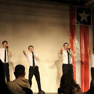 Performers: Carson Anhalt, Bennett Josephs, Carter Krzyzaniak, Max Halle,  Photo Courtesy Julie Henze