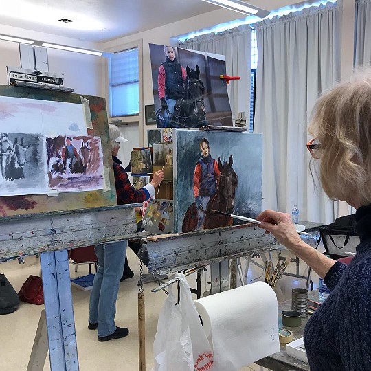 December Open Studio Art Class