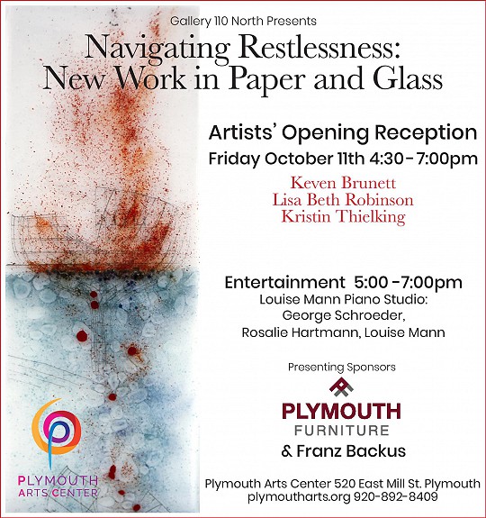 Navigating Restlessness: New Work in Paper and Glass