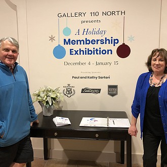 Sponsor Paul Sartori and Show Coordinator Deb Heberlein