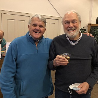 R to L: Tom Slater, PAC Board President and Paul Sartori, President Elect