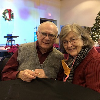 Art Show Music Coordinator Sharon Schlundt and her husband Arlan Schlundt