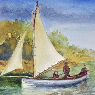 Outing on the Lake by Robert Theaker