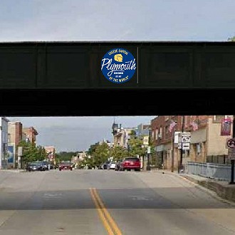 Railroad Trestle in Plymouth, WI
