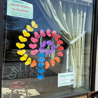 Window Art by Educational Coordinator Tricia Roberts